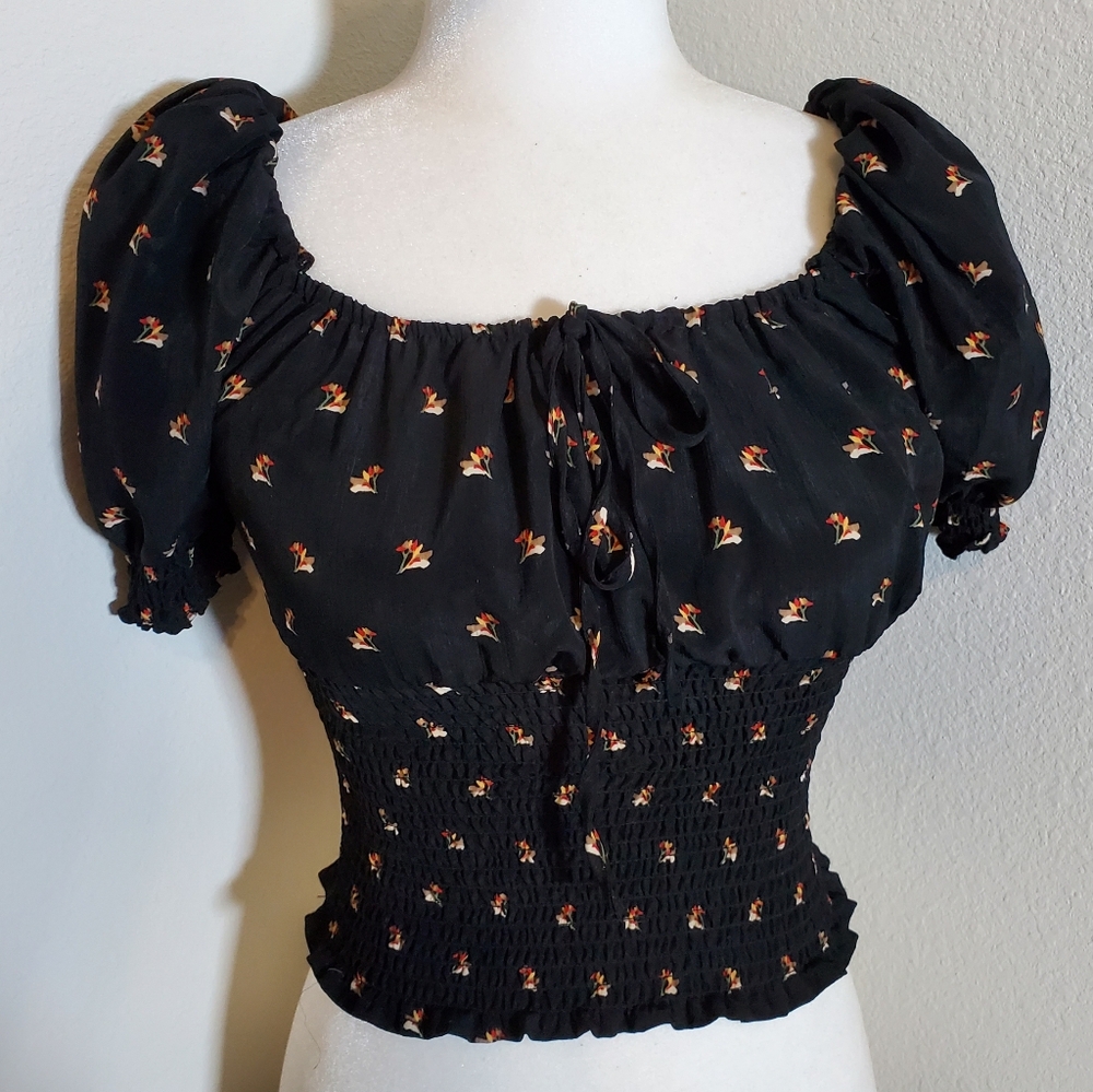 Zara floral top